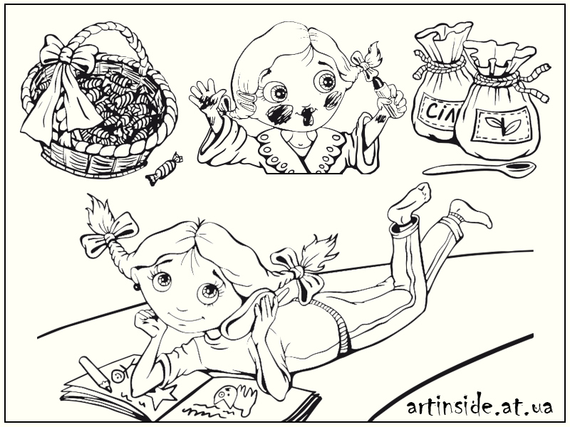 иллюстрации к детским книгам на заказ Киев